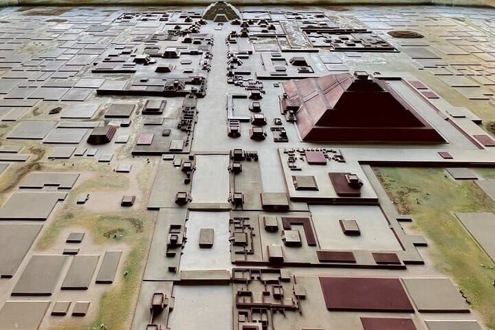 Mock model of Teotihuacán during it’s peak at Museo de la Cultura Teotihuacana